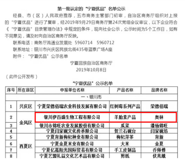 銀川伊百盛生物工程有限公司